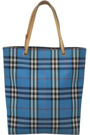 Burberry Pre-owned, Kobieta, Niebieski, ONE SIZE, Nylon, Pre-owned Nylon handbags