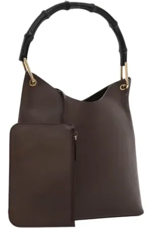 Gucci Pre-owned, Kobieta, brązowy, ONE SIZE, Skóra, Pre-owned Leather gucci-bags