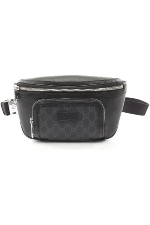 Gucci Pre-owned, Mężczyzna, Czarny, ONE SIZE, Skóra, Pre-owned Canvas gucci-bags