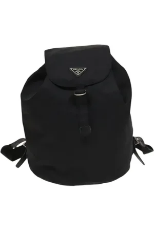 Prada Pre-owned, Kobieta, Czarny, ONE SIZE, Nylon, Pre-owned Nylon backpacks