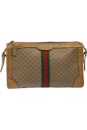 Gucci Pre-owned, Kobieta, Beżowy, ONE SIZE, Skóra, Pre-owned Leather gucci-bags