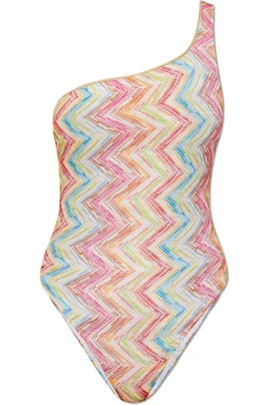Missoni Stroje kąpielowe, Kobieta, Wielobarwność, S, Len, Jednoczęściowy kostium kąpielowy