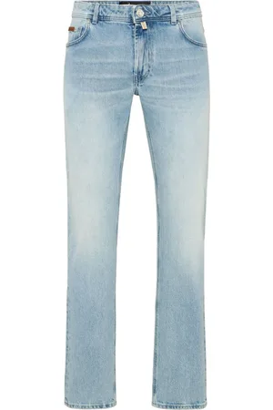 BILLIONAIRE Jeansy, Mężczyzna, Niebieski, W31, Niebieskie Dżinsy Slim Fit
