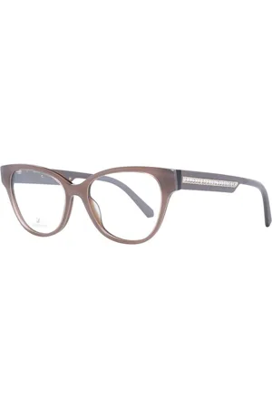 Swarovski Akcesoria, Kobieta, Fioletowy, ONE SIZE, Fioletowe Okulary Optyczne Cat Eye
