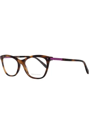 Emilio Pucci Akcesoria, Kobieta, brązowy, ONE SIZE, Brązowe Okulary Optyczne Damskie Stylowe