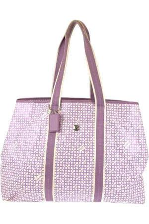 Coach Pre-owned, Kobieta, Fioletowy, ONE SIZE, Pre-owned Canvas totes