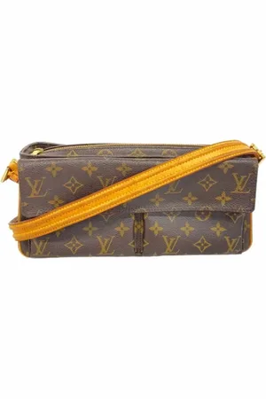 LOUIS VUITTON Pre-owned, Kobieta, brązowy, ONE SIZE, Len, Pre-owned płócienne torby Louis Vuitton