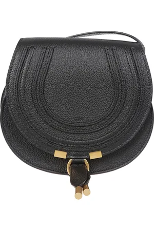 Chloé Torebki, Kobieta, Czarny, ONE SIZE, Czarna Skórzana Torba na Ramię