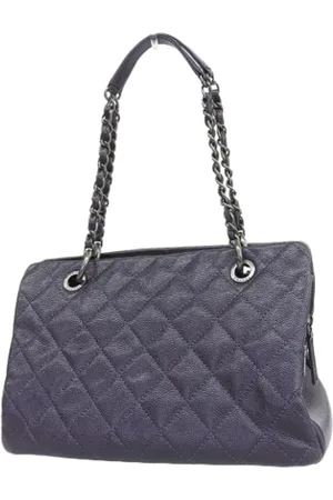 CHANEL Pre-owned, Kobieta, Fioletowy, ONE SIZE, Skóra, Pre-owned Leather totes