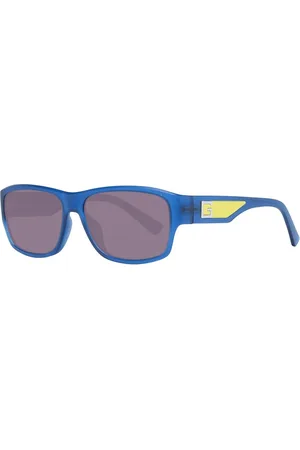 Guess Akcesoria, unisex, Niebieski, ONE SIZE, Niebieskie Unisex Okulary Przyciemniane Soczewki