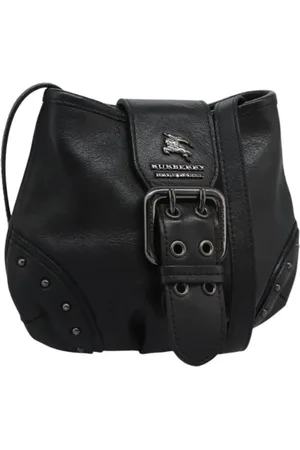 Burberry Pre-owned, Kobieta, Czarny, ONE SIZE, Skóra, Pre-owned skórzane torby na ramię