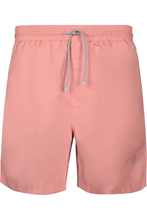 Brunello Cucinelli Stroje kąpielowe, Mężczyzna, Różowy, L, Nylon, Różowe Kąpielówki Lekki Nylon Sznurek