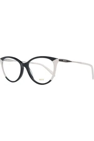 Emilio Pucci Akcesoria, Kobieta, Czarny, ONE SIZE, Czarne Okulary Optyczne Cat Eye