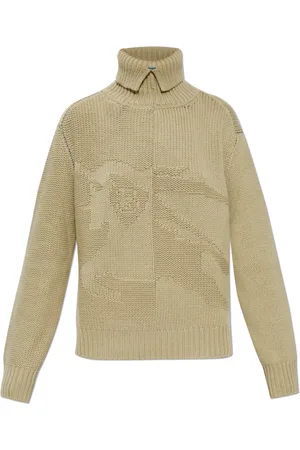 Burberry Swetry, Kobieta, Zielony, S, Kaszmir, Golf z kaszmiru