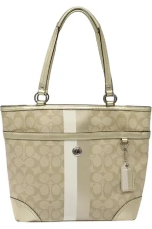 Coach Pre-owned, Kobieta, Żółty, ONE SIZE, Skóra, Pre-owned Skórzane torebki