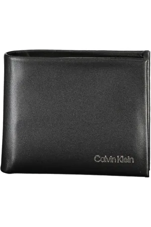 Calvin Klein Akcesoria, Mężczyzna, Czarny, ONE SIZE, Len, Portfel męski z blokadą Rfid