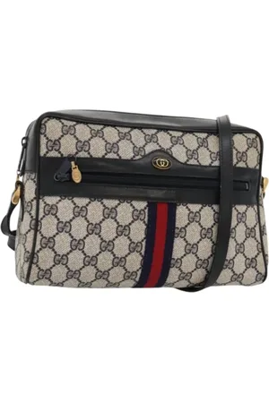 Gucci Pre-owned, Kobieta, Niebieski, ONE SIZE, Skóra, Pre-owned Leather gucci-bags
