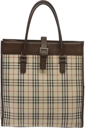 Burberry Pre-owned, Kobieta, Beżowy, ONE SIZE, Skóra, Pre-owned Canvas handbags