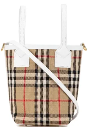 Burberry Pre-owned, Kobieta, Beżowy, ONE SIZE, Skóra, Pre-owned Canvas totes
