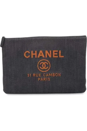 CHANEL Pre-owned, Kobieta, Niebieski, ONE SIZE, Denim, Pre-owned Denim chanel-bags
