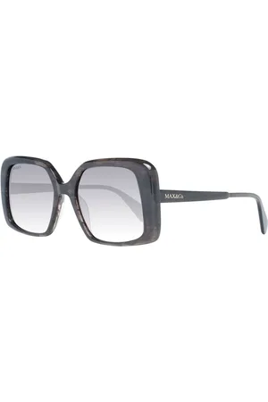 Max&Co. Akcesoria, Kobieta, Szary, ONE SIZE, Szare Okulary Przeciwsłoneczne Kwadratowe z Gradientowymi Szkłami