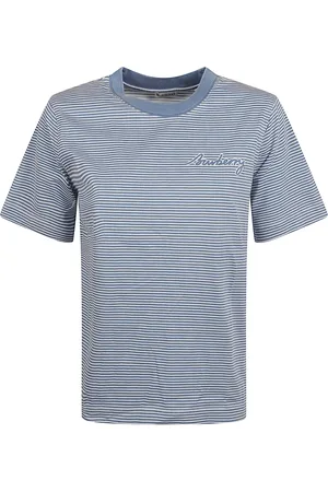 Burberry Koszulki, Kobieta, Niebieski, L, Jerseywear T-shirty i Pola