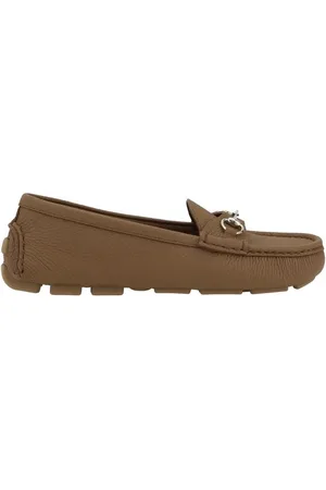 Gucci Buty, Kobieta, brązowy, 38 EU, Mokasyny z detalami Horsebit