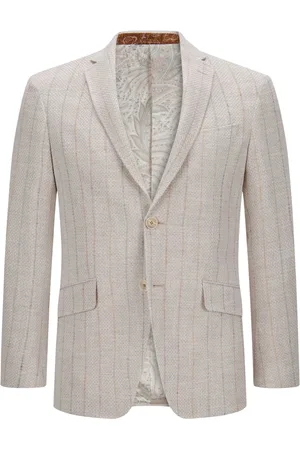 Etro Kurtki, Mężczyzna, Beżowy, XL, Elegancka Kwiatowa Jedwabna Kolekcja Szalików