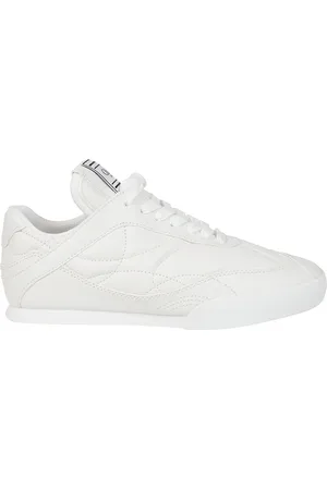 Chloé Buty, Kobieta, Biały, 38 EU, Białe Skórzane Sneakersy Wiązane Okrągły Nosek