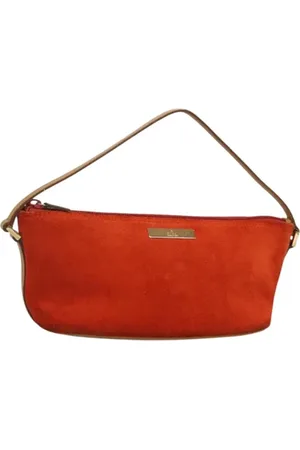Gucci Pre-owned, Kobieta, Pomarańczowy, ONE SIZE, Skóra, Pre-owned Suede gucci-bags