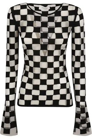 Sportmax Koszulki, Kobieta, Czarny, L, Czarny Sweter Yale
