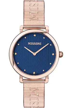 Missoni Akcesoria, Mężczyzna, Niebieski, ONE SIZE, Lettering Urban Zegarek