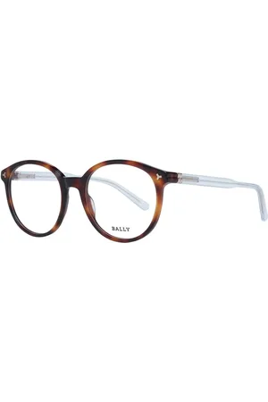 Bally Akcesoria, Kobieta, brązowy, ONE SIZE, Brązowe Okulary Optyczne Damskie Styl Okrągły