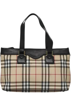 Burberry Pre-owned, Kobieta, Beżowy, ONE SIZE, Skóra, Pre-owned Skórzane torebki