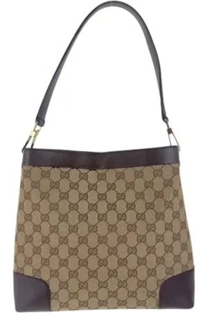 Gucci Pre-owned, Kobieta, Beżowy, ONE SIZE, Skóra, Pre-owned Canvas gucci-bags