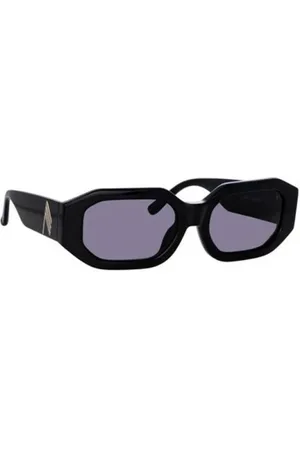 The Attico Akcesoria, unisex, Czarny, ONE SIZE, Autentyczne Okulary Blake z Najwyższą Jakością