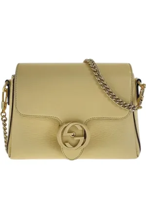 Gucci Pre-owned, Kobieta, Beżowy, ONE SIZE, Skóra, Pre-owned Leather gucci-bags