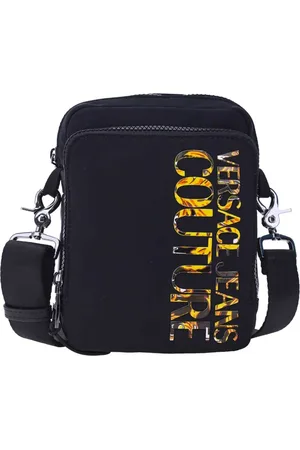 VERSACE Torebki, Mężczyzna, Czarny, ONE SIZE, Modna męska torba na ramię