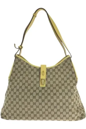 Gucci Pre-owned, Kobieta, Beżowy, ONE SIZE, Pre-owned Canvas gucci-bags