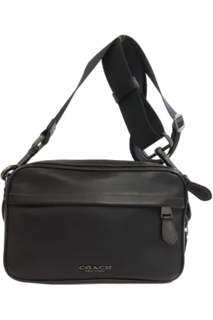 Coach Pre-owned, Kobieta, Czarny, ONE SIZE, Skóra, Pre-owned skórzane torby na ramię