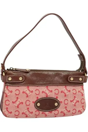 Céline Pre-owned, Kobieta, Czerwony, ONE SIZE, Skóra, Pre-owned Canvas celine-bags
