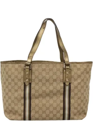 Gucci Pre-owned, Kobieta, Beżowy, ONE SIZE, Skóra, Pre-owned Canvas gucci-bags