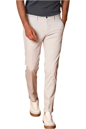 Masons Spodnie, Mężczyzna, Szary, S, Bawełna, Spodnie Chino Slim Fit z elastanu