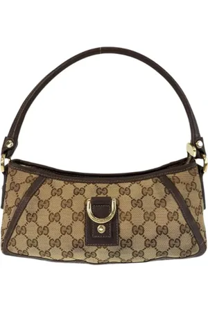Gucci Pre-owned, Kobieta, Beżowy, ONE SIZE, Skóra, Pre-owned Canvas gucci-bags