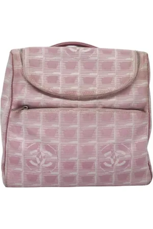 CHANEL Pre-owned, Kobieta, Różowy, ONE SIZE, Pre-owned Canvas backpacks