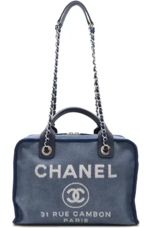 CHANEL Pre-owned, Kobieta, Niebieski, ONE SIZE, Denim, Pre-owned Denim chanel-bags