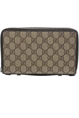Gucci Pre-owned, Kobieta, Beżowy, ONE SIZE, Pre-owned Canvas gucci-bags