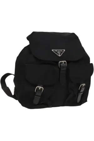 Prada Pre-owned, Kobieta, Czarny, ONE SIZE, Nylon, Pre-owned Nylon backpacks