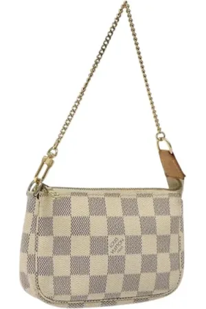 LOUIS VUITTON Pre-owned, Kobieta, Biały, ONE SIZE, Skóra, Pre-owned płócienne torby Louis Vuitton