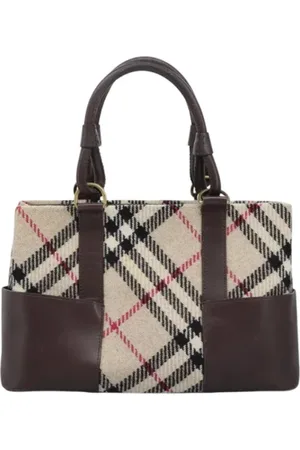 Burberry Pre-owned, Kobieta, Beżowy, ONE SIZE, Wełna, Pre-owned Wool handbags